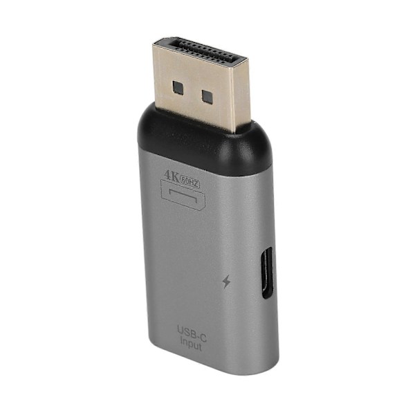 Type C Hun Adapter til Displayport DP PD Han Adapter HD 4K 60Hz Konverter til Laptop