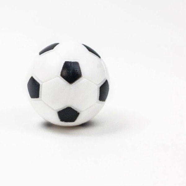 Bordfodbold Bordfodbold Udskiftning Mini Sort og Hvid Fodbold - Sæt af 12
