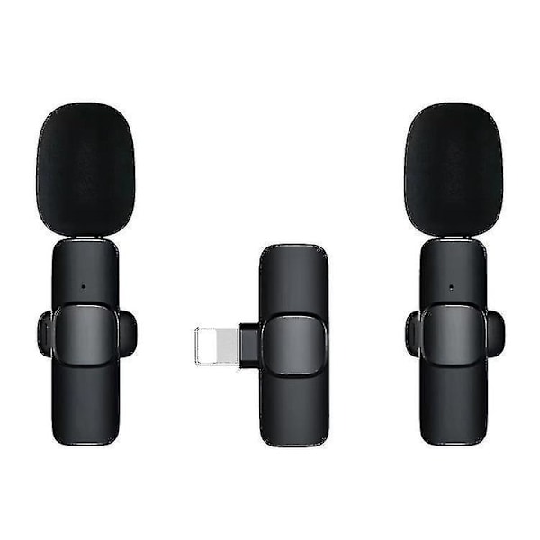 Wireless Microphone For Iphone Ipad, Wireless Lavalier Microphone With Noise Reduction Automatic