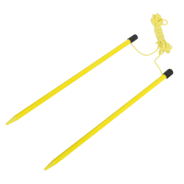 Fiberglass Golf Direction Indicator Golf Alignment Stick Golf Swing Corrector Training Aid Rod Yellow A426