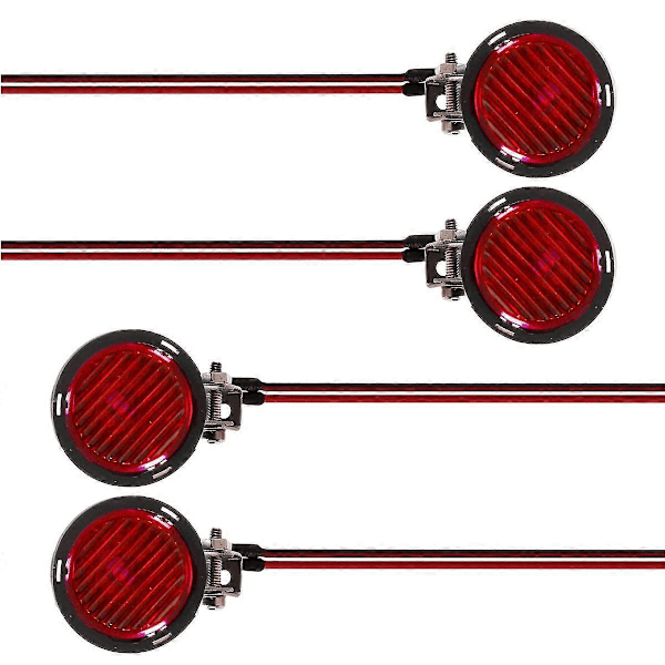 LED Lys Frontlykter Spotlight for -4 TRX6 Axial SCX10 SCX24 1/10 1/24 RC Bil Lastebil Dekorasjonsdeler 4LED C