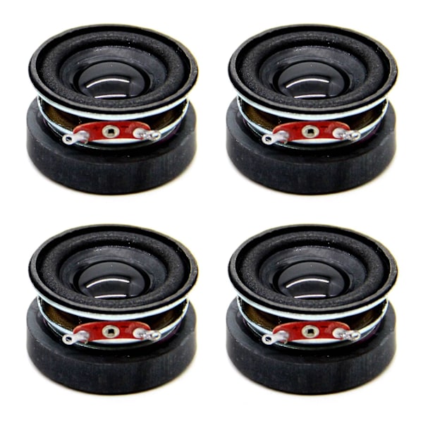4 stk. 1,5 tommer Audiohøjttalere 4 3w 40mm Bas Multimedia Højttaler DIY