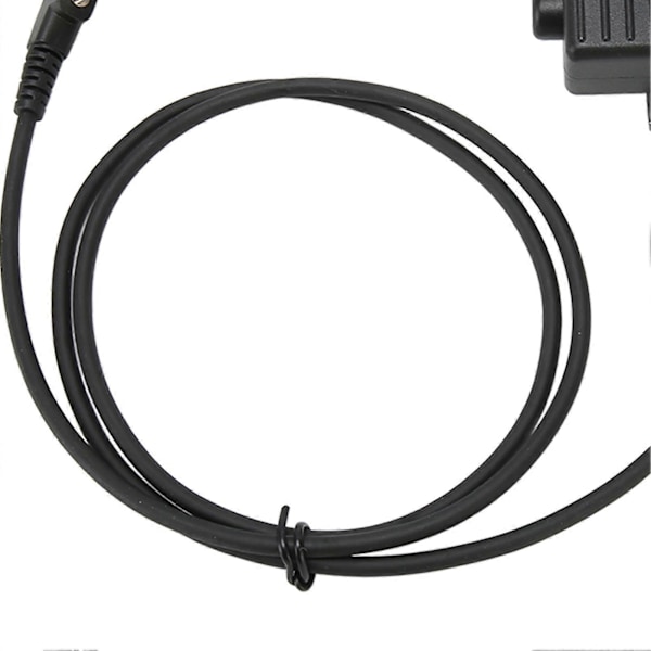 Radio Headset Adapter Push-to-Talk Klar Lyd Walkie Talkie Ørepropp Adapter Erstatning for Icom V8 V80 V82