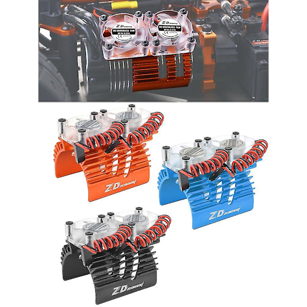 Kylare & Kylfläkt/Temperatursensor för Hobbywing Rc 4268 4274 1/8 1/10 Motorer Ft