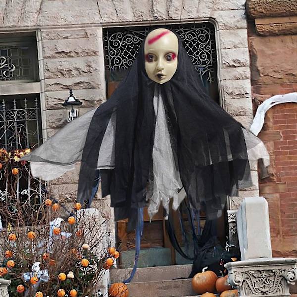 Halloween Spøgelsesdukker Skelet Dørhængende Spøgelseshus Dekoration Vedhæng Spøgelsesfestival Gyserfest Hængende Rekvisitter