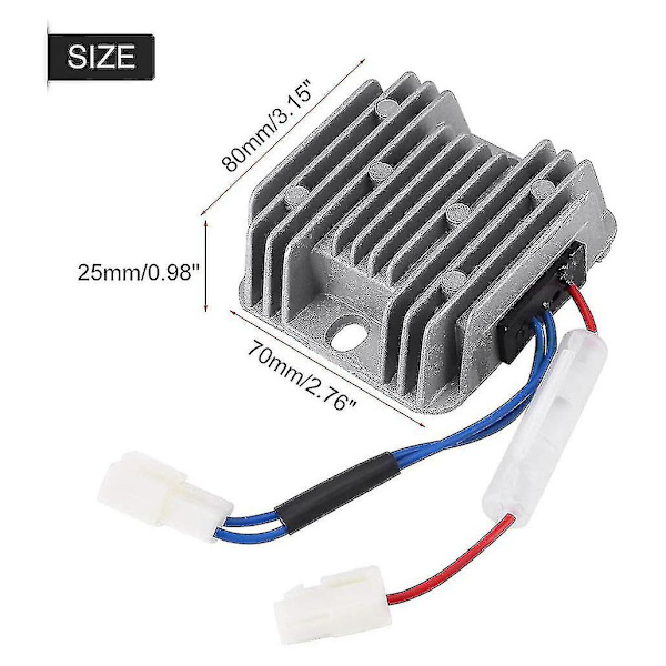 Motorspændingsregulator 186f Dc12v Aluminium Spændingsregulator Avr Til Kde3500 5000 6500 6700 Gener