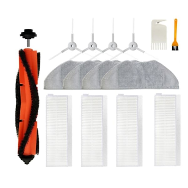 Reservedeler for Mi Robot Vacuum-Mop Essential G1 MJSTG1 Clean: Hovedsidebørstedeksel, HEPA-filter, mopp