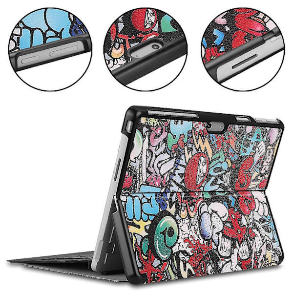 Kreativt Mönsterfodral Kompatibelt Med Microsoft Surface Pro 9 2022 13 Tum
