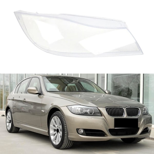 Bil Lykte Skjerm Xenon Frontlys Klar Linse Skall Deksel for 3 Serie E90 E91 2005-2012 Høyre Foran