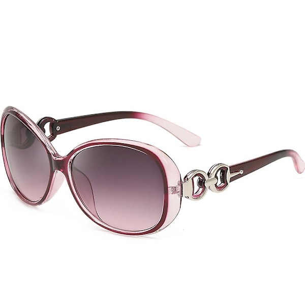 Dam Retro Överstora Solglasögon Dam Bred Sköld Designer Shades