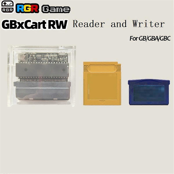GBxCart RW Läsare, Skrivare & Flasher för GB USB C Spelbackup Adapter Retro Speltillbehör