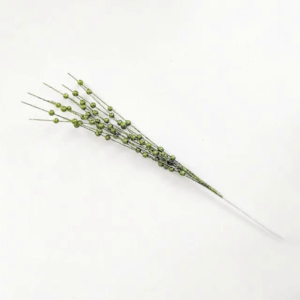 Simuleret Jule-Guldpulver Blomster Dekorationer Juletræ DIY Tilbehør Beskæringsskumkugle Guldpulver Paljetter Bundter