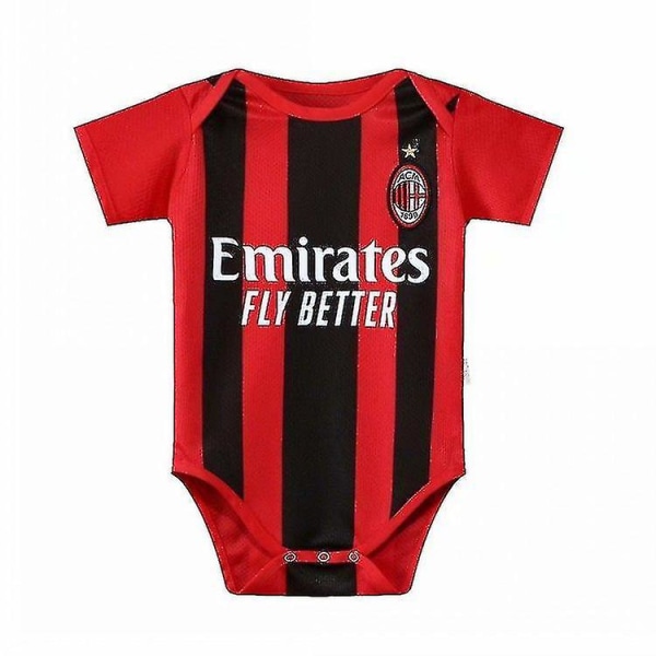 22 Ac Milan Jerseys Baby Crawlwear Bodysuits Fotballdrakter S(67-79cm)