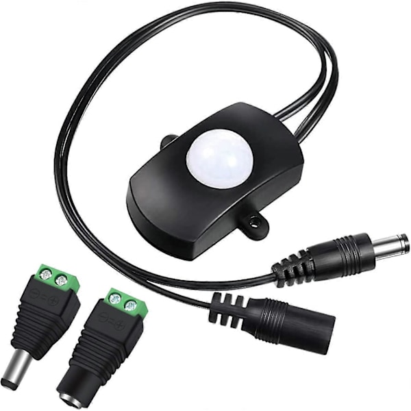 1 Stk. Mini PIR Bevægelsessensor Kontakt, DC 5-24V 5A Tilstedeværelsessensor Kontakt Til LED Strip Lys