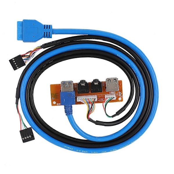 Tietokoneen kotelon etupaneeli Audioliitäntäpaneeli USB3.0/2.0 kaapelilla