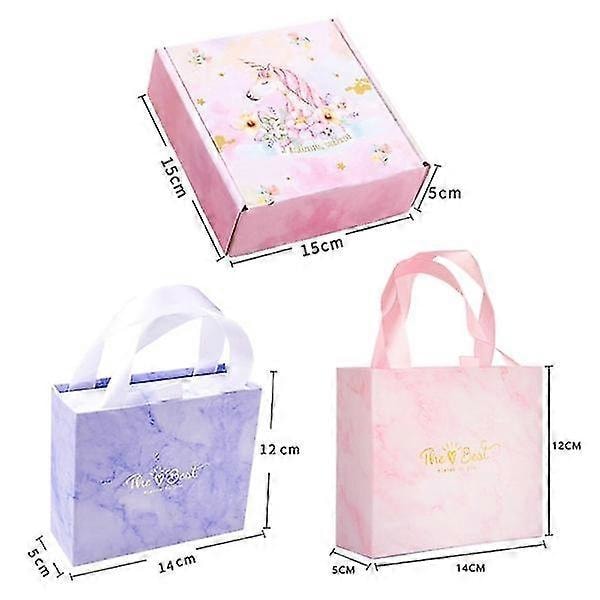 Kristalliranneke DIY-setti Tytöille Lapsille Joululahja Korut Deko Pinkki