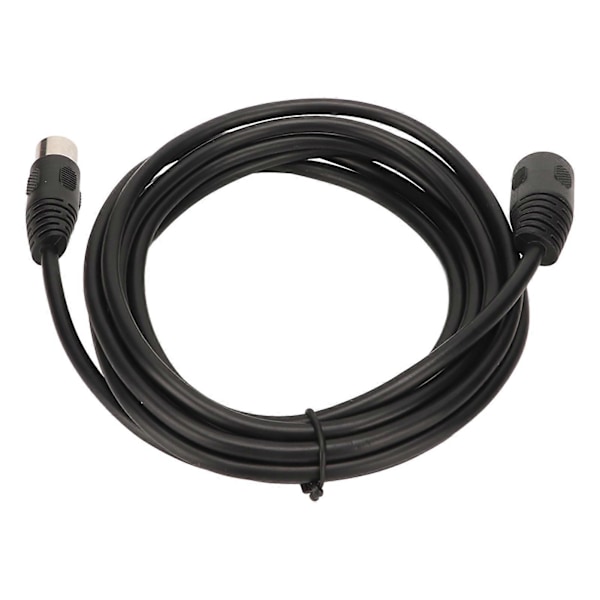 4-polet DIN-stikkabel 3 meter / 9,8 fod 4-polet DIN-han til hun-stikadapterkabel til bil-AV-udstyr, skønhedsudstyr