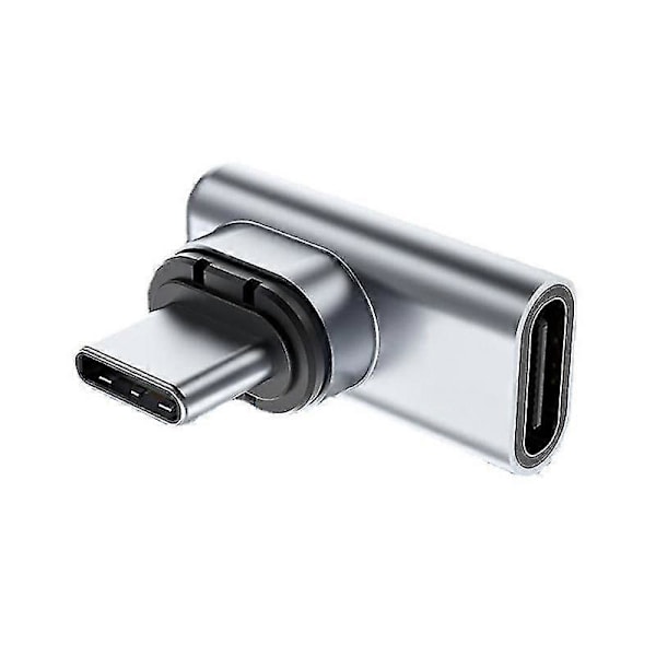 USB-C Magnetisk Adapter 24-stifts Typ C-kontakt 40 Gbps/S PD 100W Snabbladdningskonverterare för 3