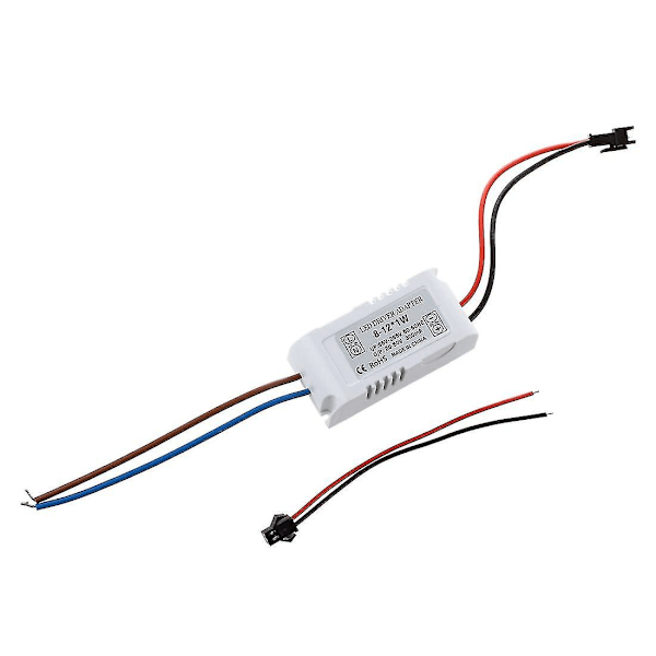 Drivransformare LED-lampa Transformator 8-12W Vit