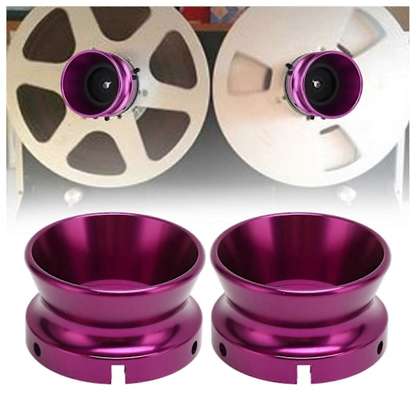 2 stk NAB Hub-adaptere Polert Aluminium 10 tommer Åpner Universal Lasteenhet for Studer ReVox for Akai for Teac