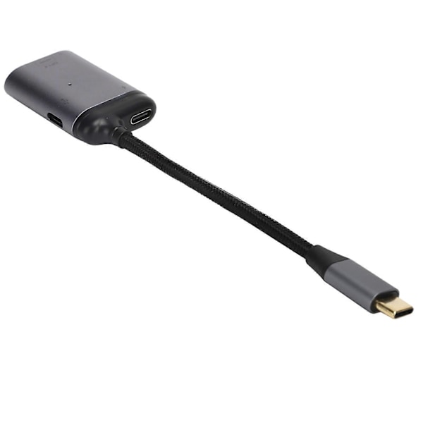 USB-C - Mini DisplayPort -sovitin 1.4, projektori-, TV- ja näyttölaitteille, nopea lataus