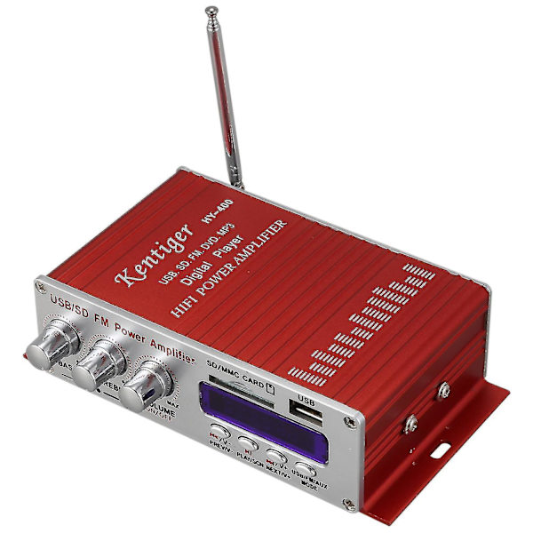 Kentiger Hy-400 Hi-fi Bilstereo Forstærker Radio Mp3 Højttaler