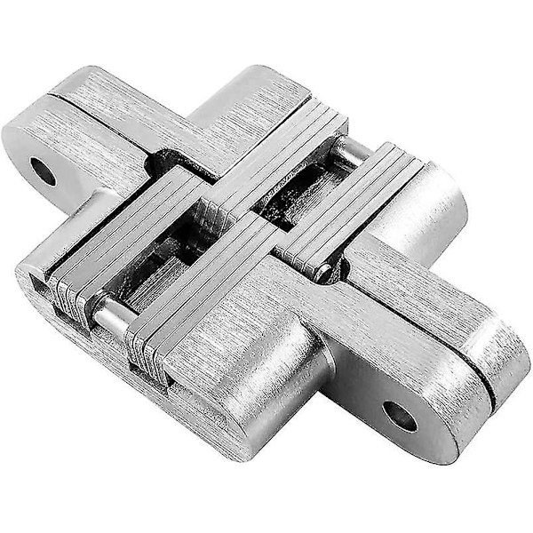 Usynlige hængsler, skjulte hængsler til møbelhardware foldedør, 2 stykker 118mm*28mm