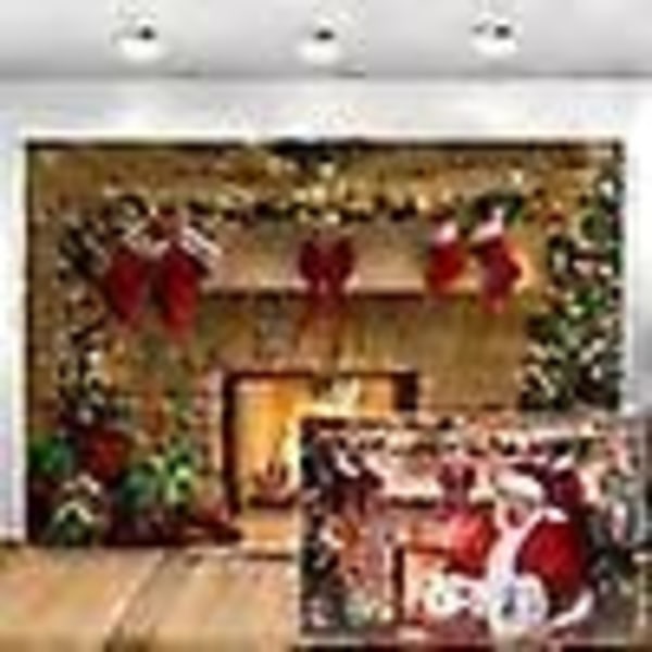 125 x 80cm Jul Fotostudio Bakgrunn Bakgrunnsstoff Xmas Fotobakgrunn