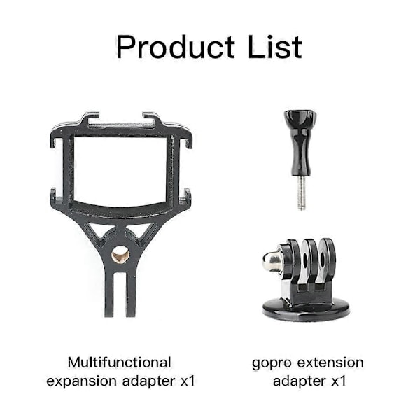 Drone-utvidelsesstativ for mikrofonfyllingslys lommekamera for Pocket 2/1
