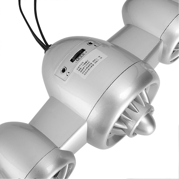 SADA D-219 Bluetooth-högtalare för flygplan, mobiltelefon, dator, subwoofer (silver)