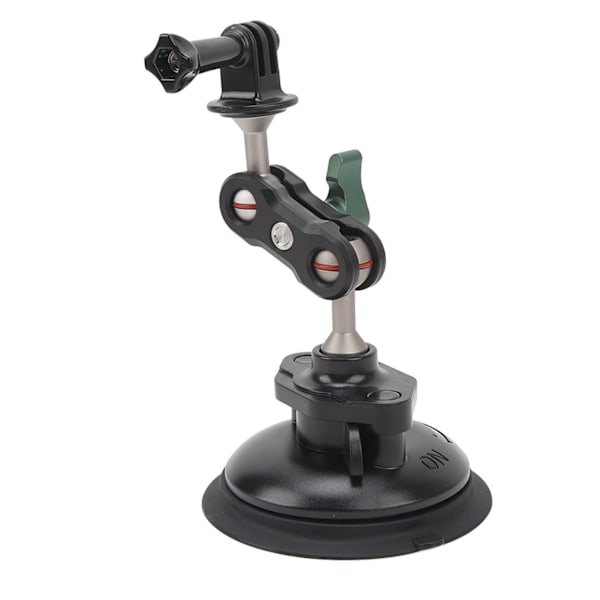 Suction Cup Camera Car Mount with Bracket 1/4 Inch Screw Interface Action Camera Car Window Windshield Mount Holder for Shooting Vlogging