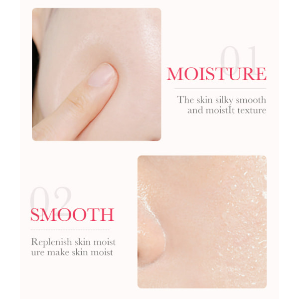 10 stk BIOAOUA Rose Hyaluronsyre VE Maske Rose 10 pcs