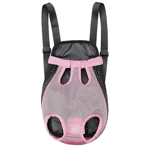 Pet Carrier Backpack Adjustable Front Cat Dog Legs Tail Out Chest Travel Bag