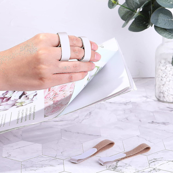 10 st Buddy Tape Fingerbandage, Halkslinga för Finger, Återanvändbara Tygbandage för Bruten Tå