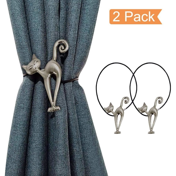 Curtain Tie, Asian Silver*2 2pcs