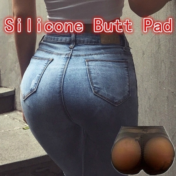 Silikon Pad Enhancer Fake Ass Truse Hip Butt Lifter Beige Only 2pcs silicone padded