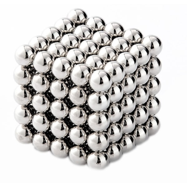 Palapelin puristuslelu Rubikin kuution magneettinen rakennuspalikka Buck Ball -magneettipallo (216 5 mm:n palloa kahdeksassa värissä + rautalaatikko),