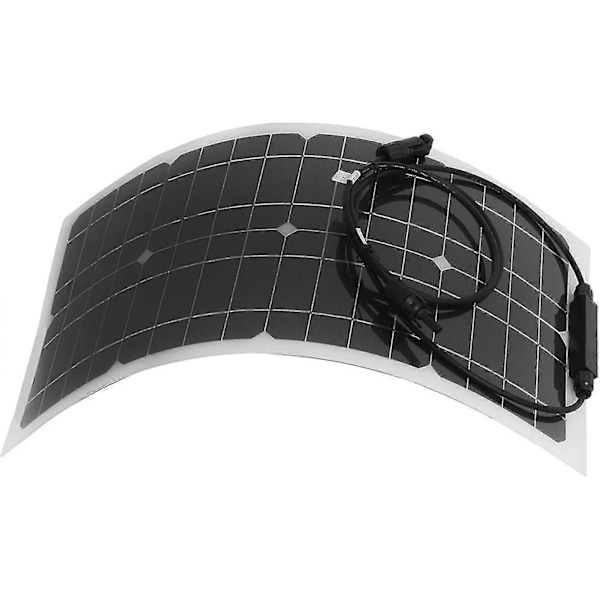 100W 100 Watt Bärbar Solpanel Flexibel Utomhus Husbil Båt Solpanel Strömförsörjning