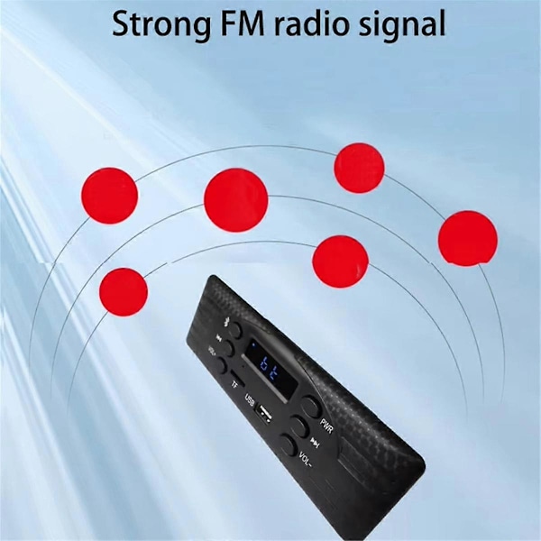 1 Din Radio FM USB TF MP3 Afspiller Bluetooth Bilstereo Billaud Multimedia LED Display til Trehjulede Køretøjer