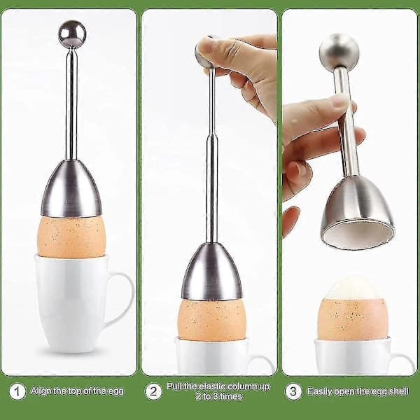 (pow yeah!) Egg S, Egg slicer Kit Egg opener Tool Egg remover Egg separator For S