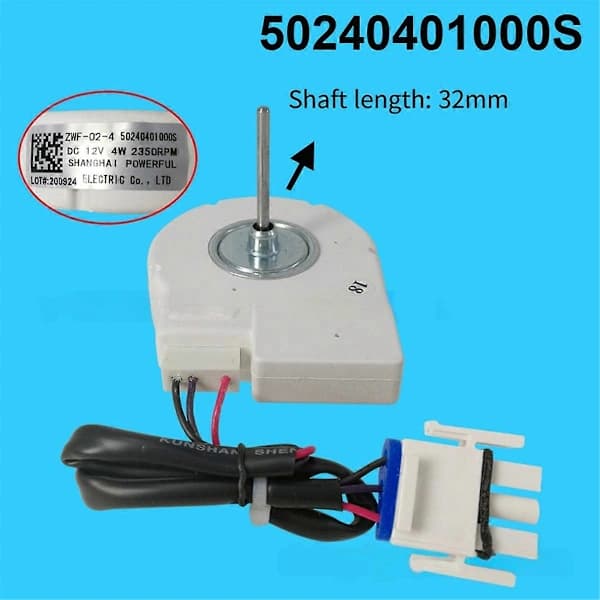 （pow yeah！）ZWF-02-4 50240401000S Kylskåpsfläktmotor för Midea Ronshen