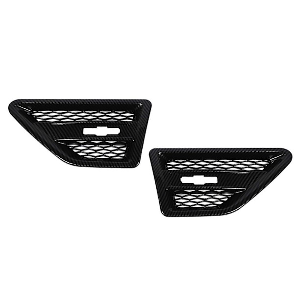 Freelander 2 LR2 2007-2014 Kolfiberlook Huv Sida Luftventil Dekorationsskydd (2 st)