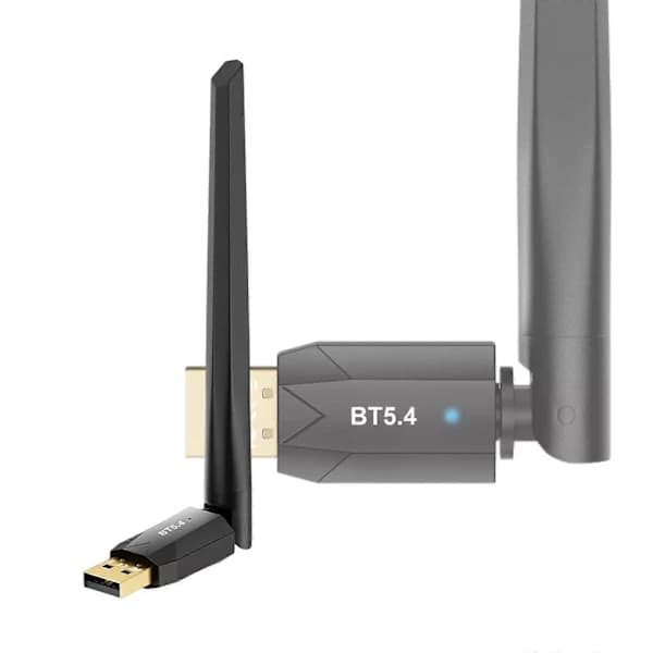 (Pow yeah!) Bluetooth 5.4-adapter 100M Lang Rekkevidde Bluetooth Dongle EDR USB for PC og datamaskin