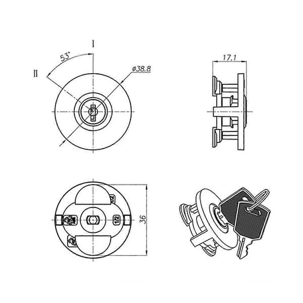 Socket Lock, Lockable Socket, 4pcs Socket Child Lock, Socket Protector, Child Lock, Wide Range of Use Ind