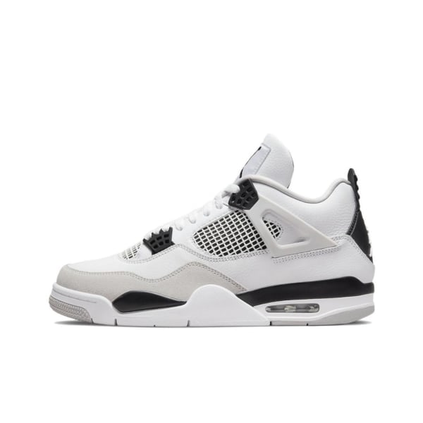 Air Jordan 4 Retro Military Black för män och kvinnor Original AJ4 Sneakers 42.5