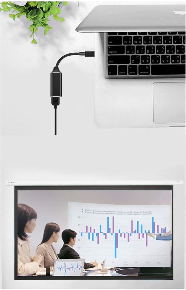 USB-C–HDMI-sovitin 4K 24