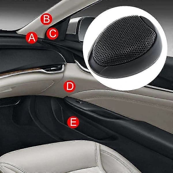 (pow yeah!) 2 kpl Autokaiuttimet, Audio Subwoofer