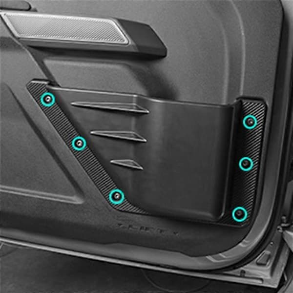 2 Pcs Front Left+Right Door Pockets Side Door Organizer Box Accessories for 2021 2022