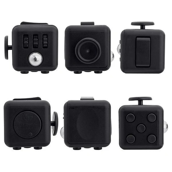 【PP】Fidget Cube, Svart