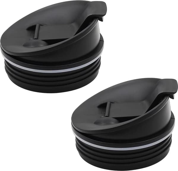 Ersättningslock för 16 oz kopp, passar Ninja BL770 Blender, grå, 2 st